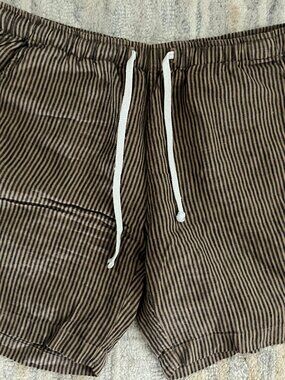 Alex Crane - Bro Shorts/Lines Overdye Chai - Small